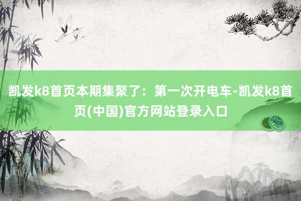 凯发k8首页本期集聚了：第一次开电车-凯发k8首页(中国)官方网站登录入口