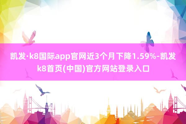 凯发·k8国际app官网近3个月下降1.59%-凯发k8首页(中国)官方网站登录入口