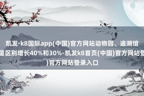 凯发·k8国际app(中国)官方网站动物园、追溯馆等外卖量区别增长40%和30%-凯发k8首页(中国)官方网站登录入口