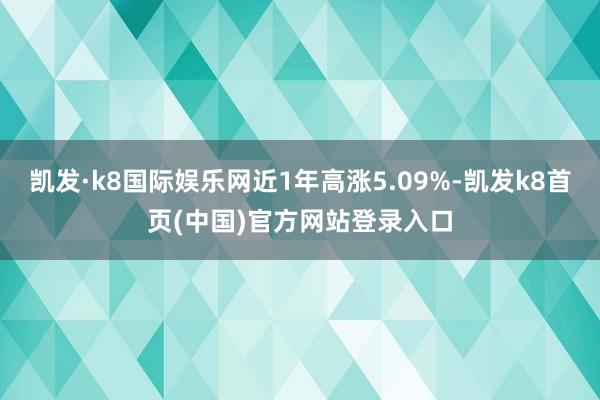 凯发·k8国际娱乐网近1年高涨5.09%-凯发k8首页(中国)官方网站登录入口